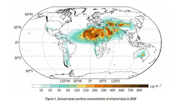 New WMO Bulletin on #sand and #dust storms in 2020. Impacts on #health, #environment and economies highlighted once again in 2021 as huge plumes darkened skies and affected air quality in parts of Africa, Asia, the Americas and Europe and crossed Atlantic
bit.ly/2SVpFzu
