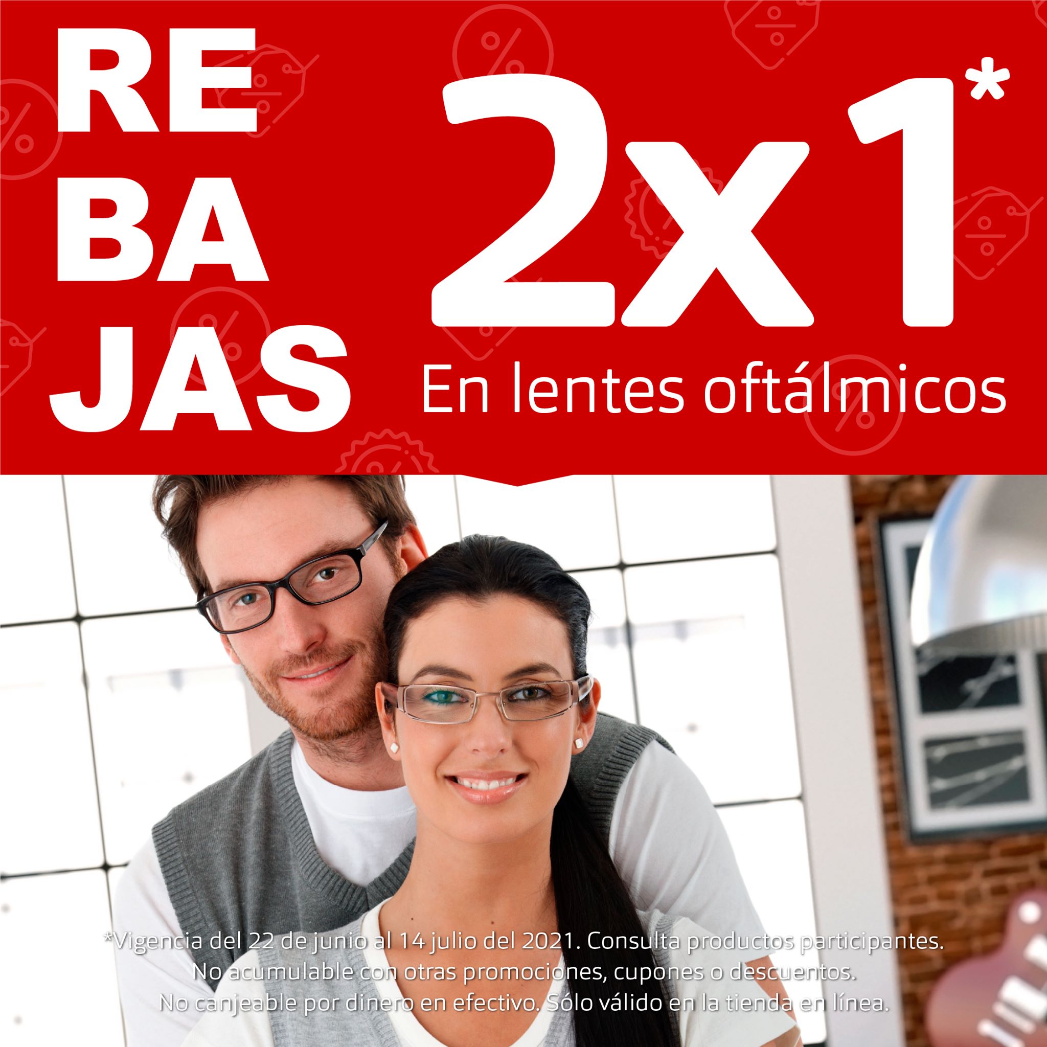 Lentes dos por uno hot sale
