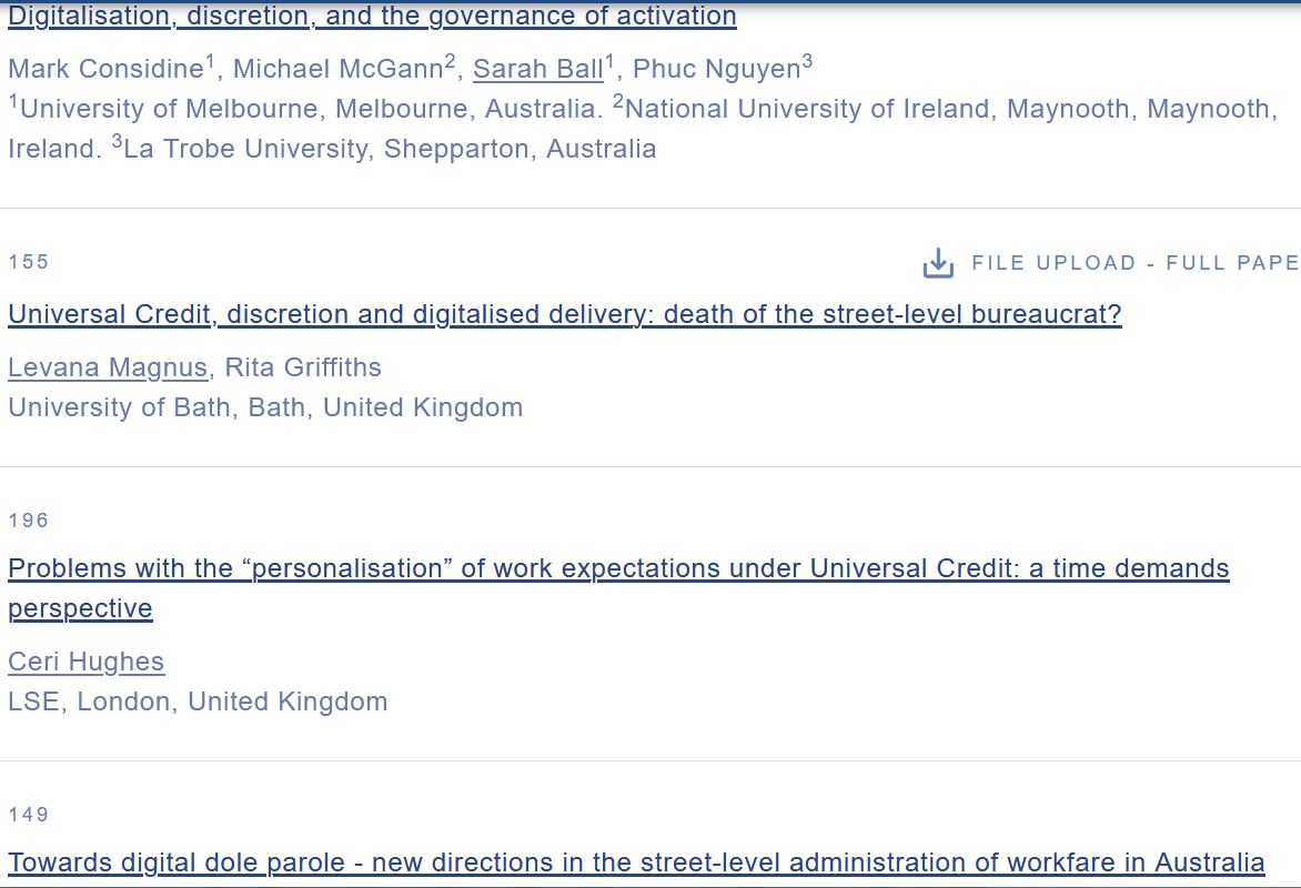 Plotting day 2 of #SPA2021? Consider coming along to our Thursday morning symposia exploring discretion in activation work. We kick off the first session at 9am (suggestion: bring caffeine!) Papers by <a href="/Sarahrcyb/">Sarah Ball</a> &amp; co, <a href="/LevanaMagnus/">Levana Magnus</a> <a href="/reetgriff/">Rita Griffiths</a>, <a href="/simonecasey/">Simone Casey</a> &amp; me 1/2