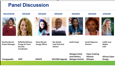 "Displaced communities need to be centrally involved in cooking energy solutions"-great panel discussion &amp; closing remarks at today's webinar on 'Cooking Energy in Displacement Settings - Landscaping', facilitated by <a href="/energypedia/">Energypedia</a> #CleanCooking #HumanitarianEnergy #RenewableEnergy