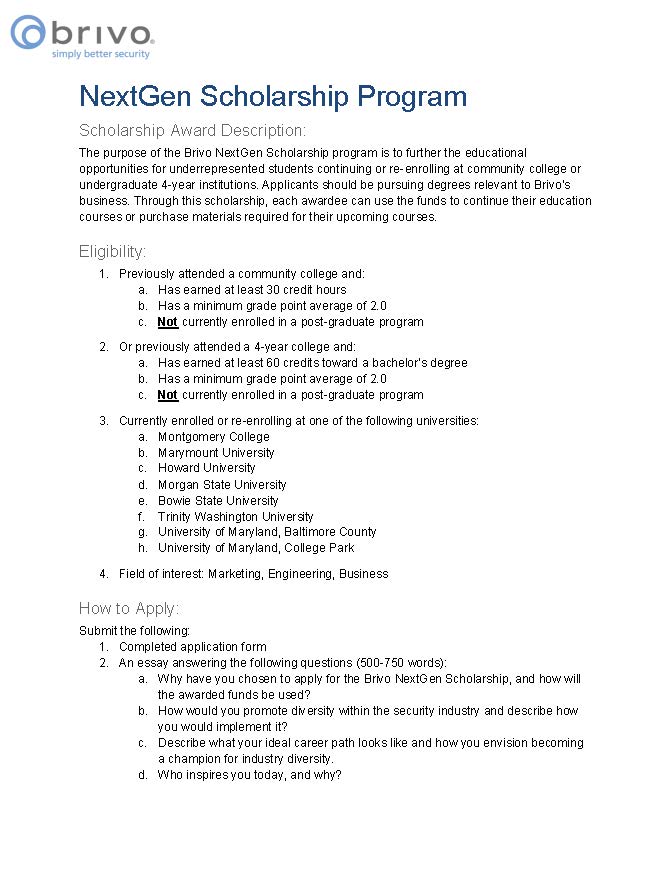 HowardFinAid's tweet photo. NextGen Scholarship Program https://t.co/dadeWX4M7j