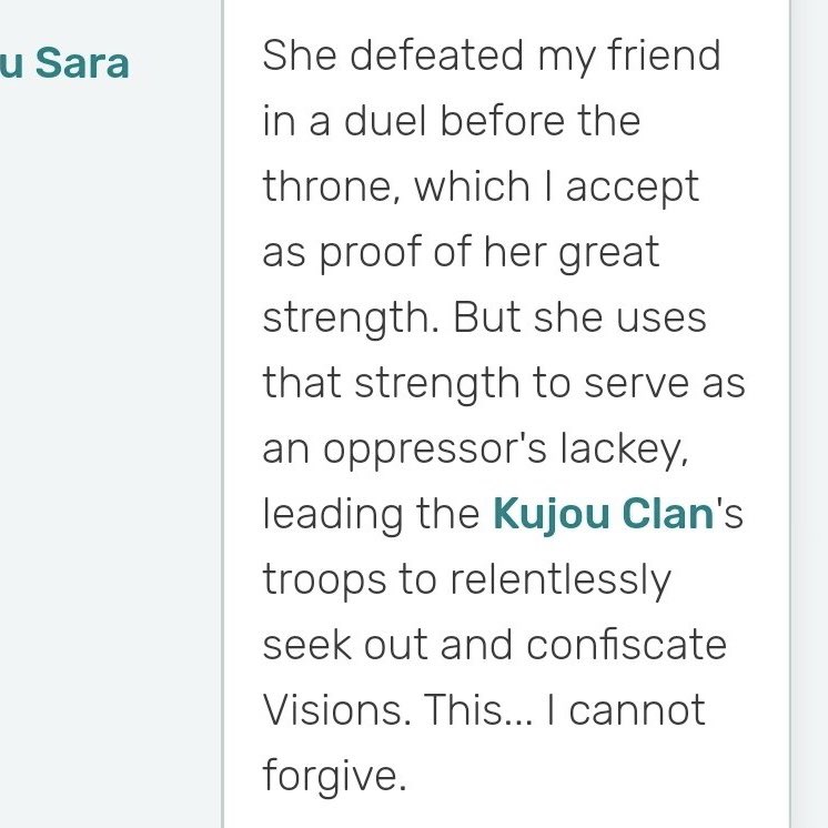 Sean Brb Crying I Don T Think A Lot Of Ppl Know That Sara Was The One Who Dueled And Defeated Kazuha S Old Friend Not Baal