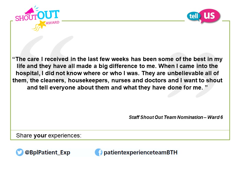 BplPatient_Exp's tweet photo. ๐ฅSTAFF SHOUT OUTS!!!๐ฅ
Congratulations to our two Team winners for this month. Ward 6 and CT Scanners in Cardiology @BlackpoolHosp Keep up the amazing work #CaketoCelebrate #SmilesGoMiles #BTH #StaffShoutOut #TogetherWeCare https://t.co/4zU8CBn8K8