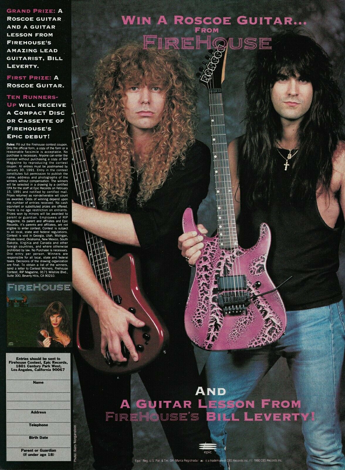 Happy Birthday to Firehouse co-founder and former bassist (1989-2000) Perry Richardson. He turns 63 today. 