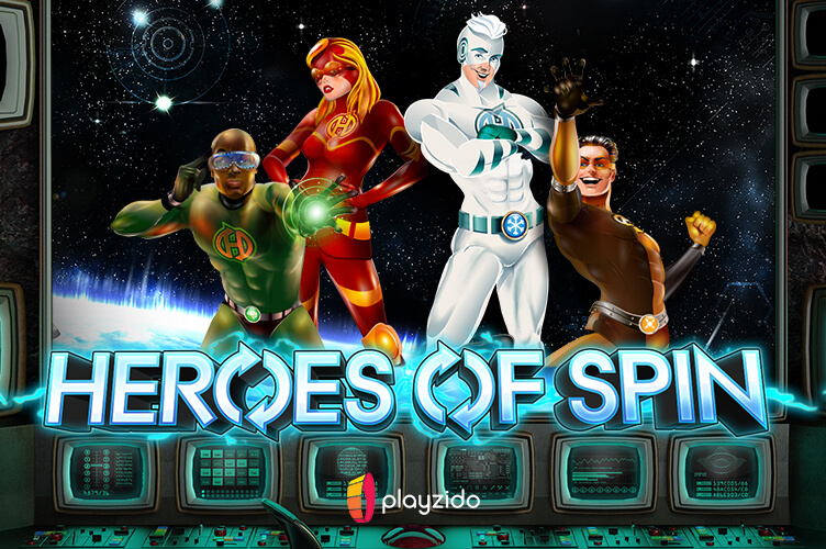 playzido's tweet photo. Meet the heroes of spin, Scorcha, Kinetix, Glaciar &amp; Diviso as you battle the evil forces of the reels to win big, in this exclusive Playzido title - lauching today!!!

Play demo: https://t.co/mQdfbDcGBP

18+ https://t.co/YZgWx5EEQw

#Slots #NewSlot #Gaming #iGaming #OnlineCasino https://t.co/8ycgocC6Na
