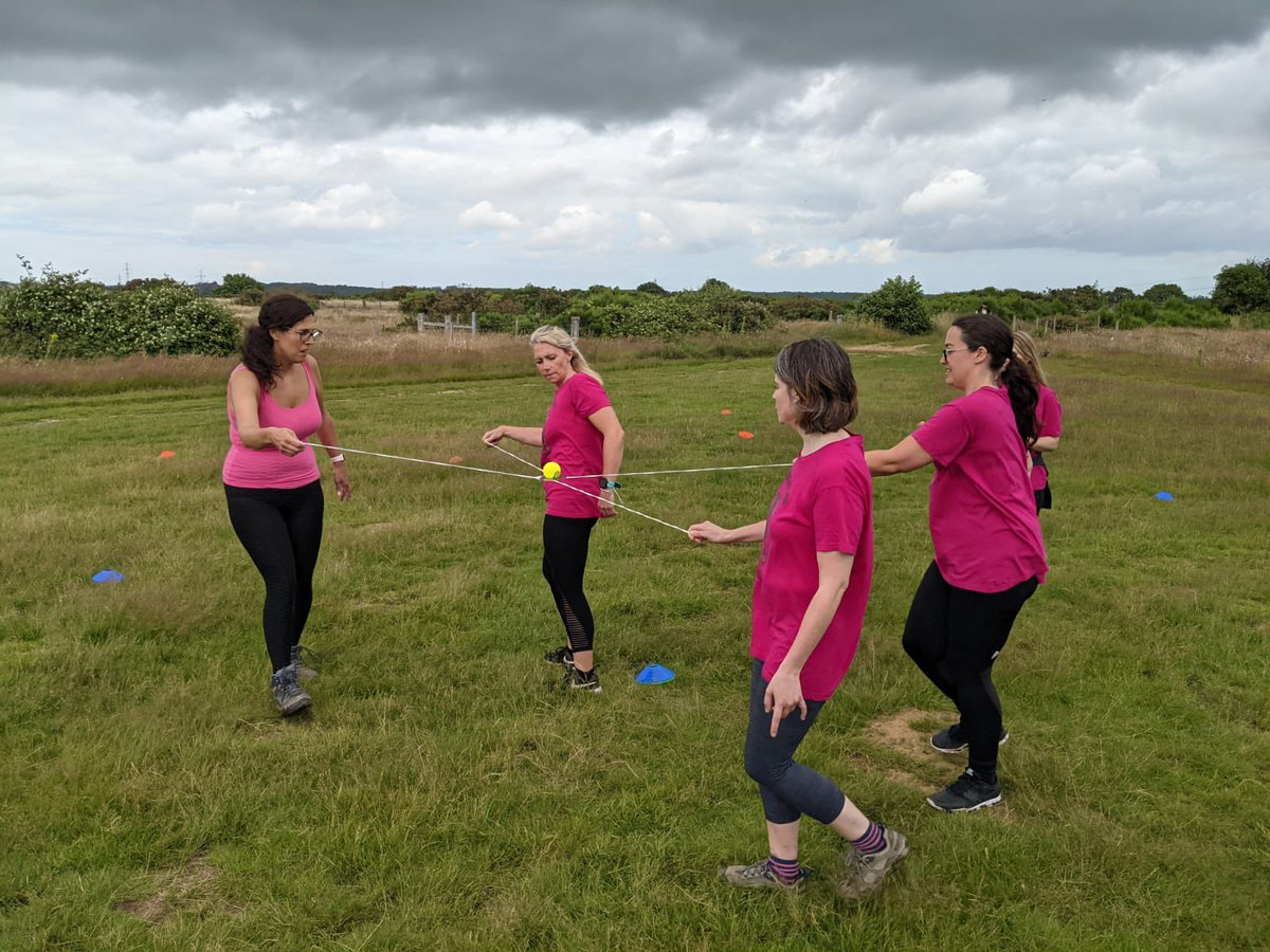 CCCUSport's tweet photo. Some incredible teamwork at today’s Vice-Chancellor’s Challenge!! 🏆 #VCchallenge #CCCUSport https://t.co/EbusOEzrCo