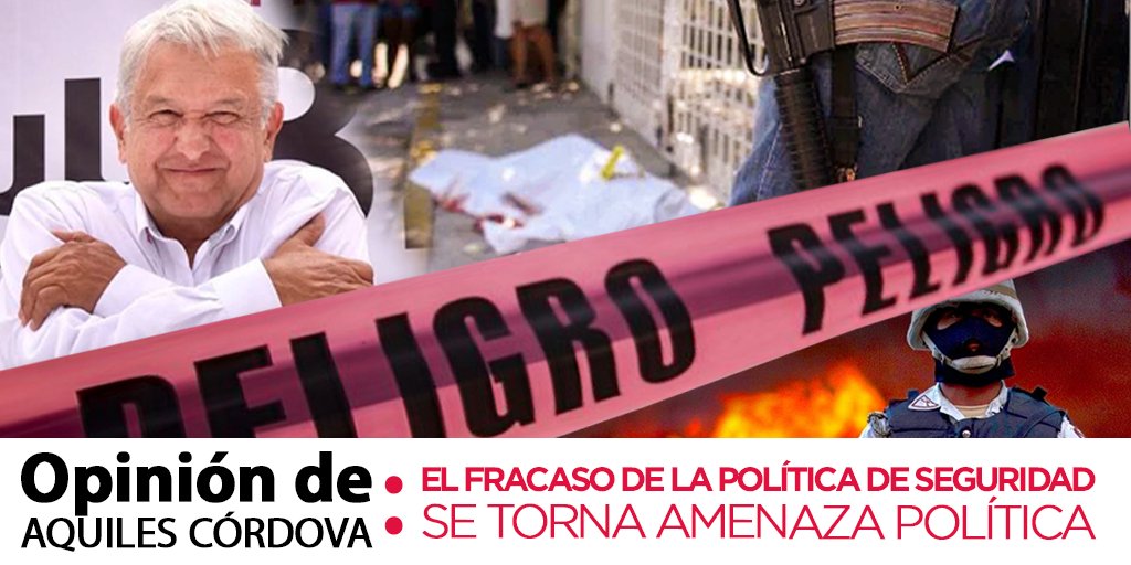 Buenos días. Te invito a leer mi #Opinión semanal: El fracaso de la política de seguridad se torna amenaza política. "El país sufre, sin esperanza de un próximo final, de un espeluznante baño de sangre, con su repetición casi diaria..." movimientoantorchista.org.mx