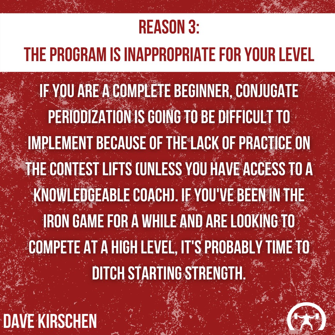 elitefts's tweet photo. Should you program hop? Probably not... but Dave Kirschen (@davekirschen ) has a few reasons why you actually SHOULD.
Read more:
https://t.co/BAoLLh0anZ
#elitefts #programhopping #powerlifting #bodybuilding #powerliftingprogram #bodybuildingprogram #deadlift https://t.co/wewKKUlOGG