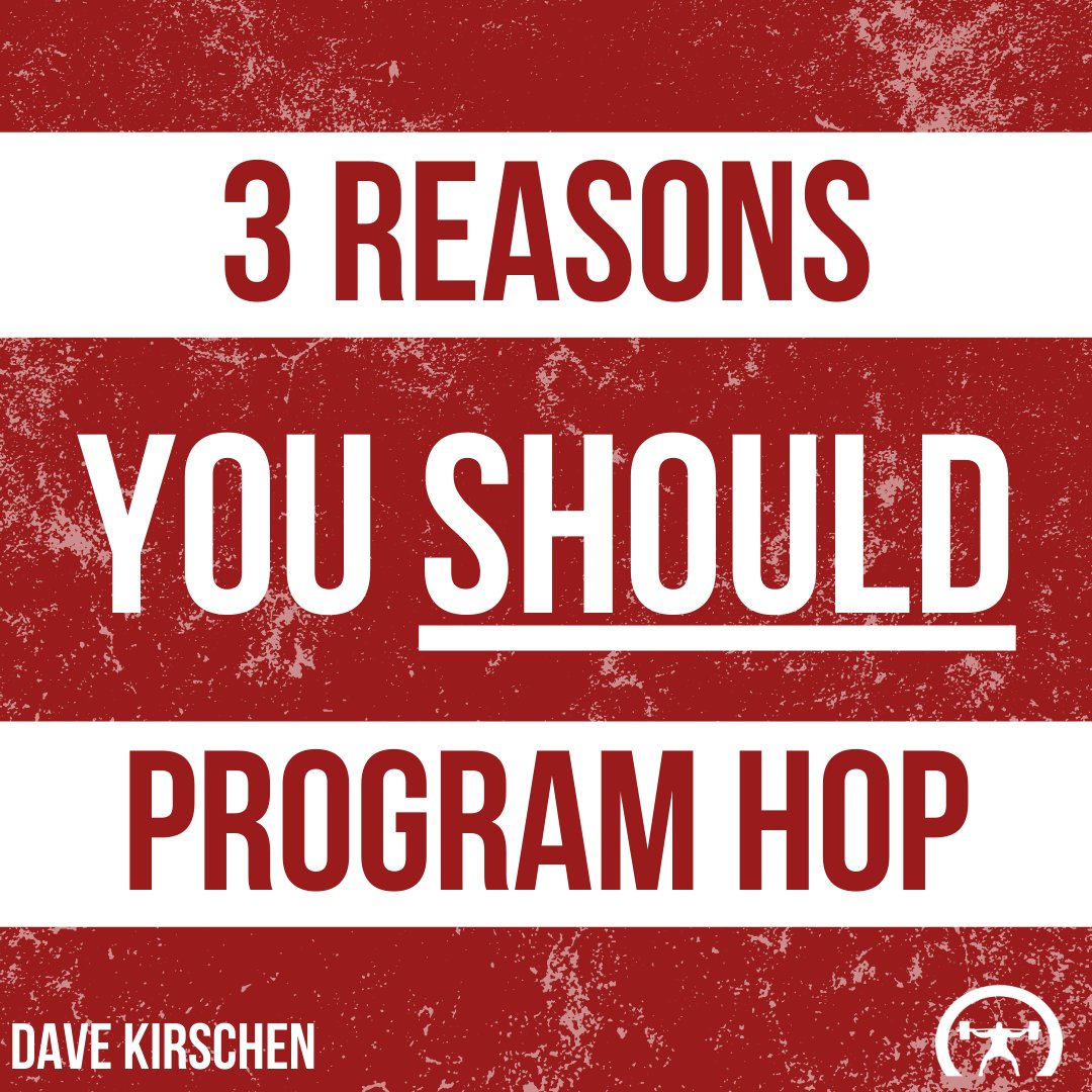 elitefts's tweet photo. Should you program hop? Probably not... but Dave Kirschen (@davekirschen ) has a few reasons why you actually SHOULD.
Read more:
https://t.co/BAoLLh0anZ
#elitefts #programhopping #powerlifting #bodybuilding #powerliftingprogram #bodybuildingprogram #deadlift https://t.co/wewKKUlOGG