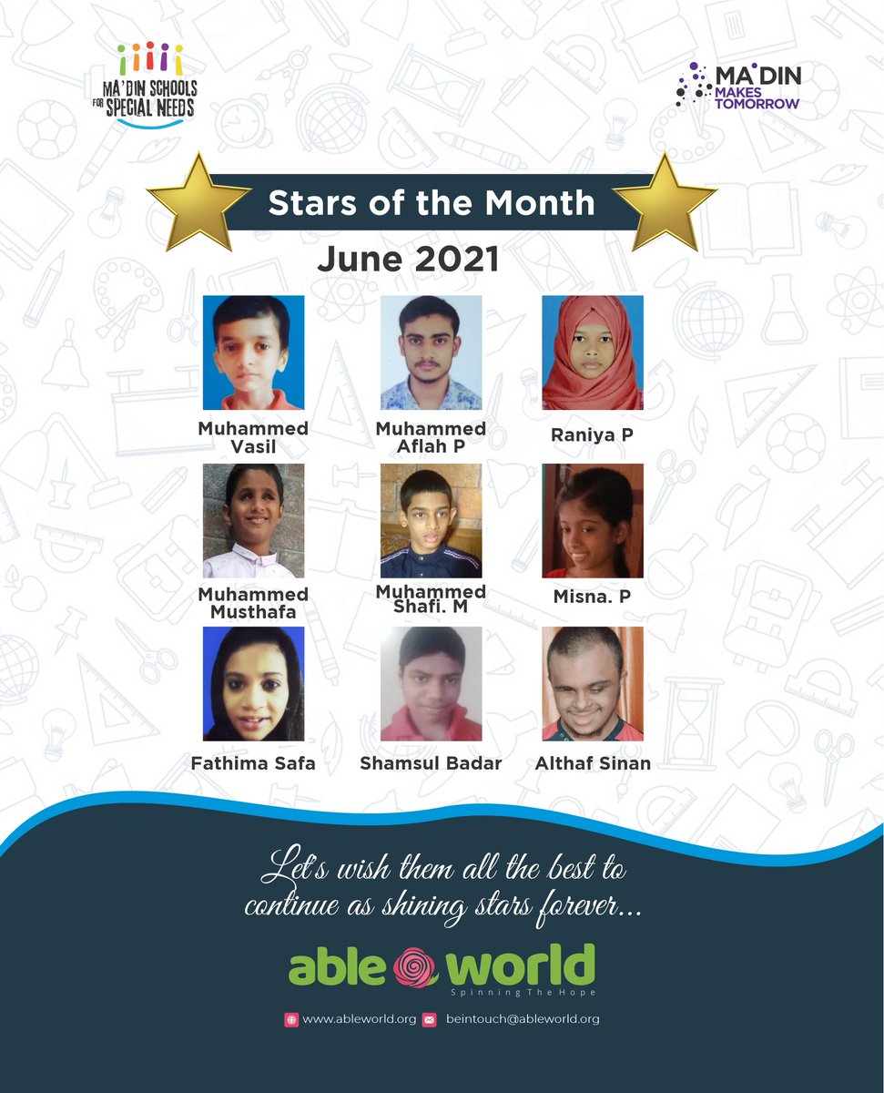 AbleWorldOrg's tweet image. #AbleWorld 
#StarsOfTheMonth