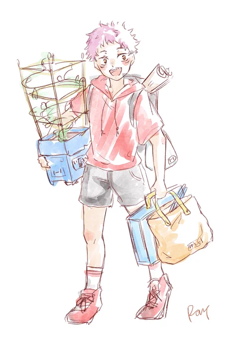 終業式のゆじくん 