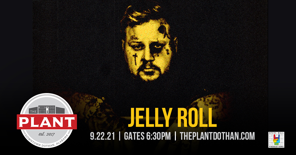 SteveHallPro's tweet photo. 🚨NEW SHOW ALERT!🚨
@JellyRoll615 at The Plant in Dothan, AL on Sept. 22nd!
Promoter presale from 10a - 6p tomorrow (July 8th) - Access Code = JELLY
🎟 👉 https://t.co/pKY0xmTHrW
#JellyRoll #dothan #dothanal #dothanalabama #jellyroll615 #workinprogresstour https://t.co/uwgvpAnqUy