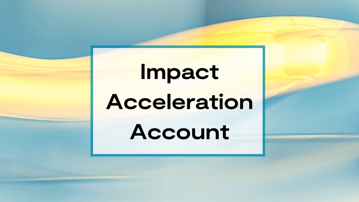 New #ImpactAccelerationAccount announcement. The model aims to strengthen ties between research and impact while also focusing investment in areas where knowledge exchange, adoption, commercialisation and translation have the strongest potential – orlo.uk/8BoCd #IAA