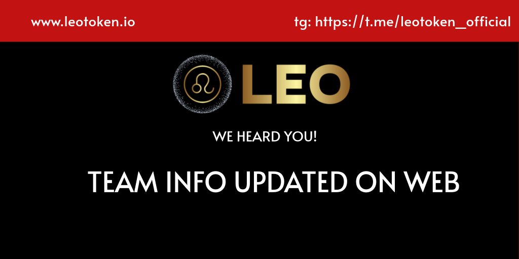 Fam, we listened. Now go check us out and buy. We are live on Unicrypt!!

app.unicrypt.network/amm/pancake-v2…

Audited bySolidity: solidity.finance/audits/LEOTOKE…

tg: t.me/leotoken_offic…