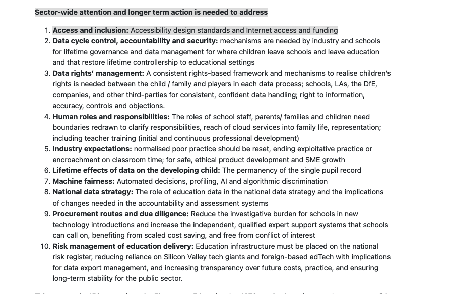 defenddigitalme's tweet photo. Great @edtechappg'How #EdTech can best support children with SEND' event to hear @hminto call for inclusive design standards' adoption as we raised in our #StateOfData2020📑https://t.co/cnuuwb3jlH

@AmySRes @DriverTrust @DCPcampaign @johngalloway @MarijkeMiles Chair @DamianHinds https://t.co/EefWJVnVGa