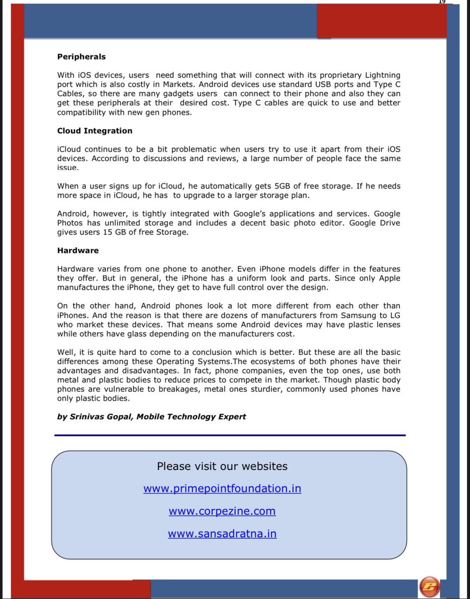 srisriniii's tweet image. My very #firstarticle got published by India’s First National #eMagazine, PreSense. Please take some time to read and review my article. Secured Link : prpoint.com/ezine/presense…

Thank you @prpoint sir for inspiring me now and then.