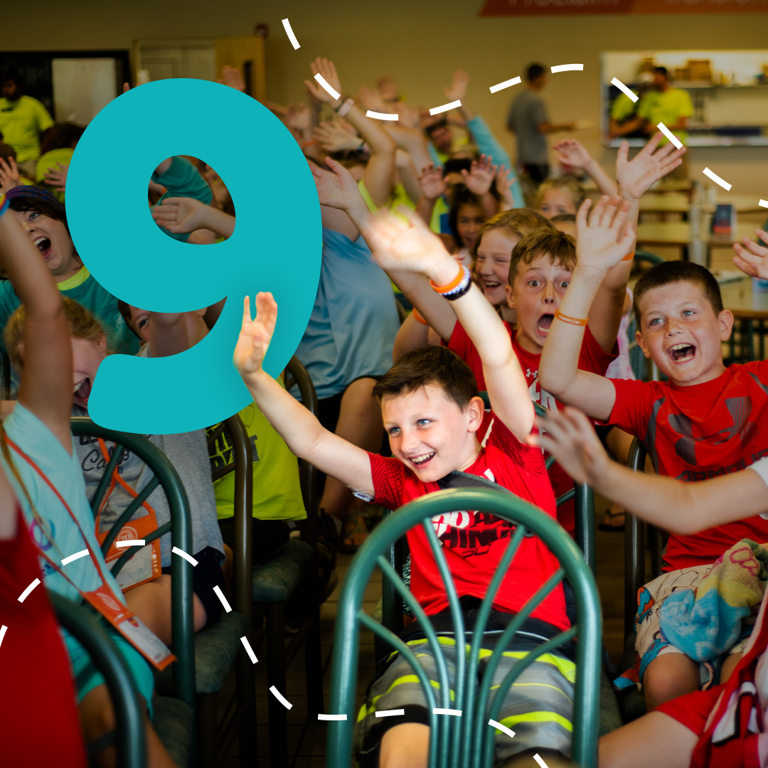 9 days until kids camp!