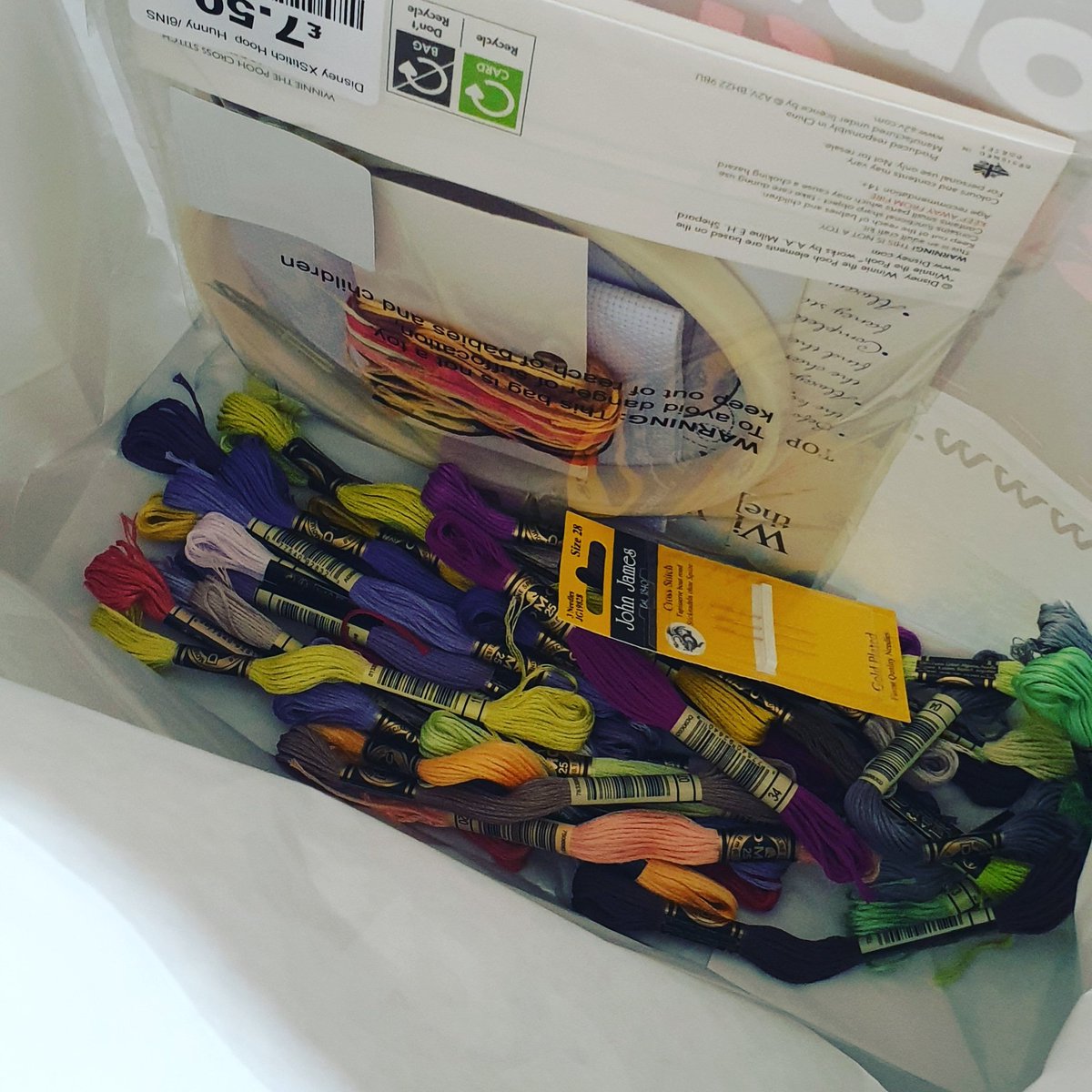clairedanks's tweet photo. @Hobbycraft_LEI Popped in today and bought some supplies. The store looks great, nice to see a full range of DMC threads! A big well done for the staff setting up, it couldn't have been easy getting everything out!! https://t.co/XMxPAWJ2X8