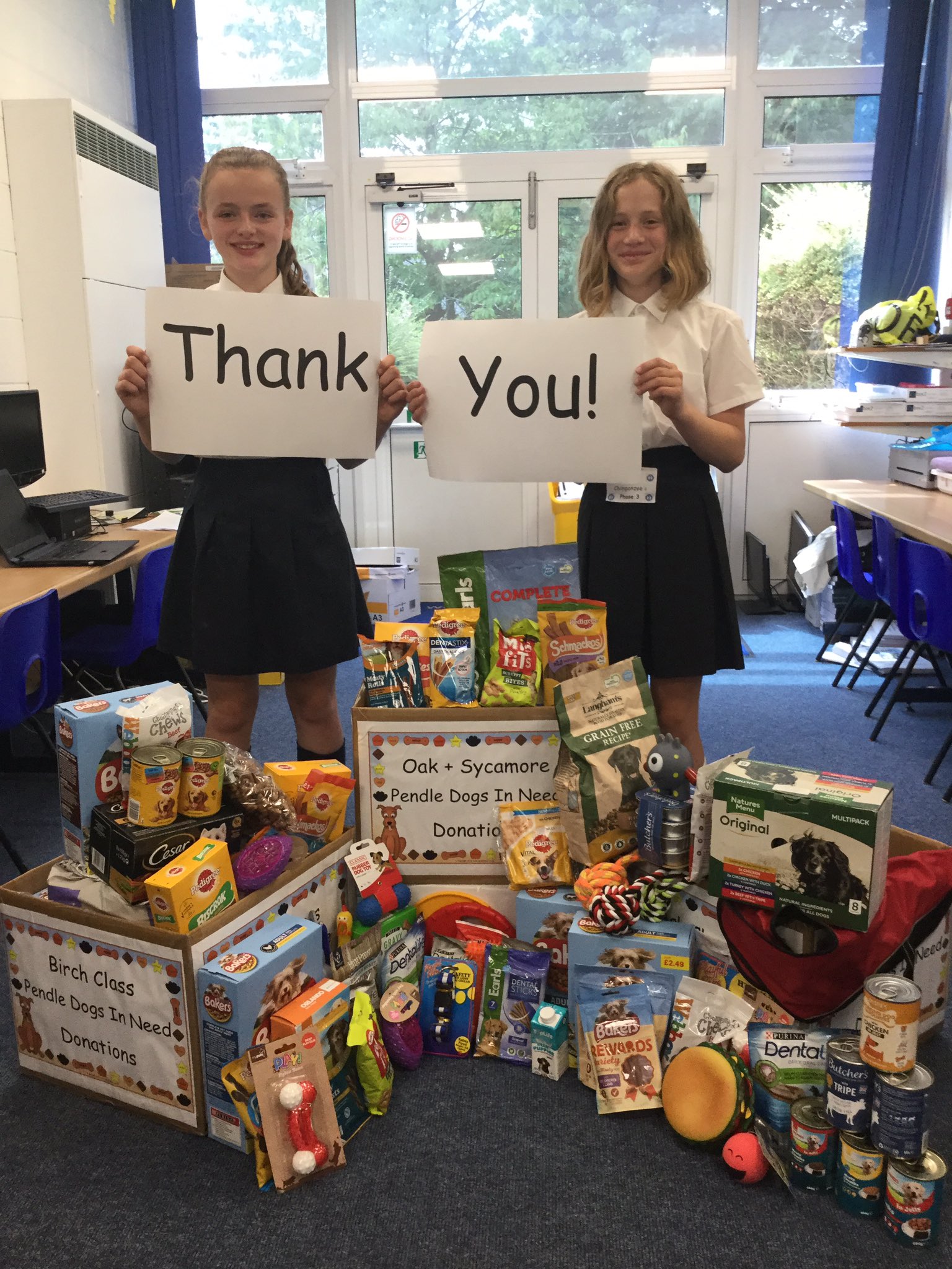 Higham School on Twitter " A huge thank you from Oak Class for all the