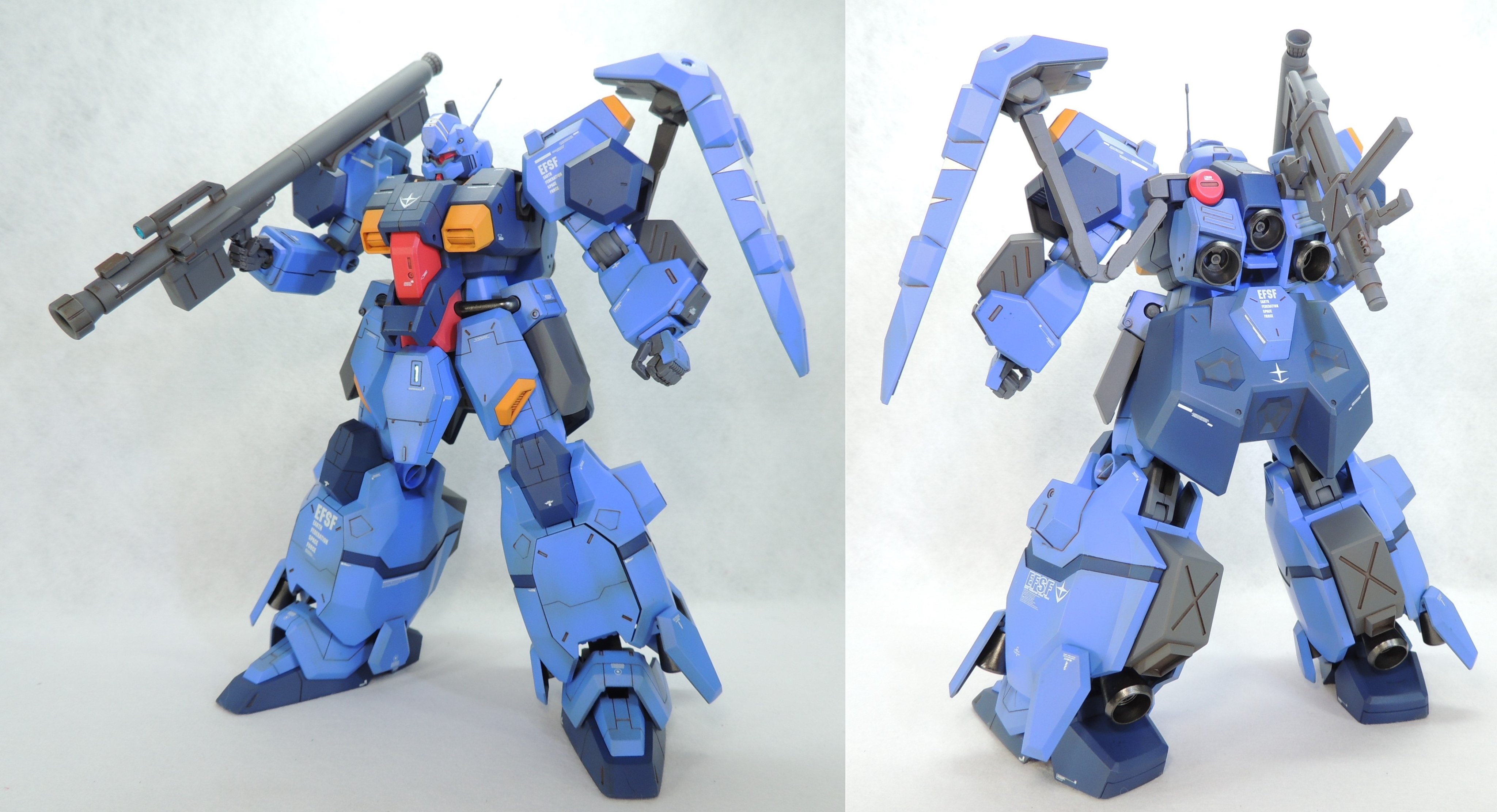 あやぽん 機動戦士ガンダム 閃光のハサウェイ より 1 144グスタフ カール00型完成 プロポーションはそのままに 頭部の改修や武装の追加等を行いました サイズ感は メッサ とほぼ同じで マン ハンター仕様のジェガンよりデカイです 閃光の