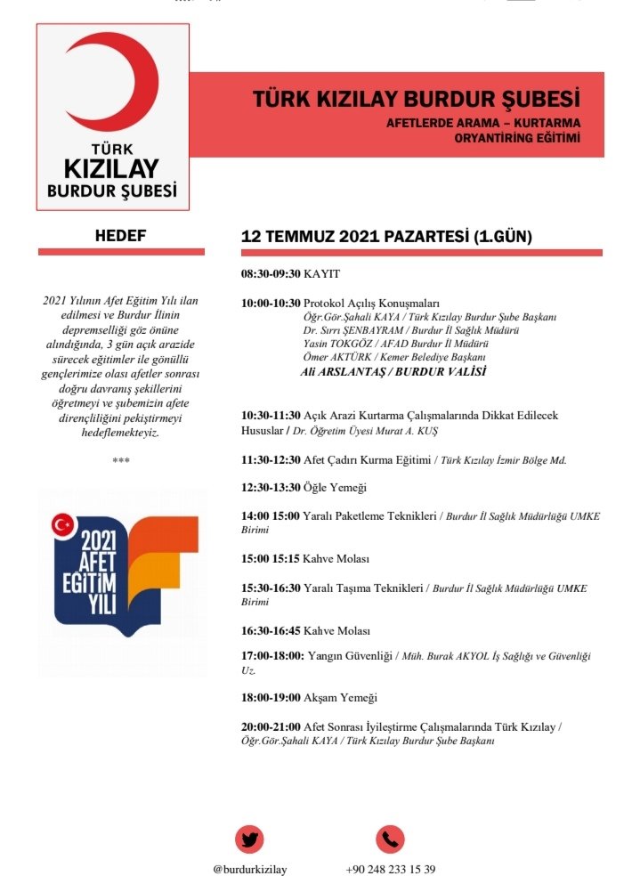 MuratKus_MAKU's tweet photo. Afetlere daha dirençli bir kent için 12-13-14 Temmuz'da Burdur Akpınar Yaylası'nda Uygulamalı Eğitimlerimiz ile gençlerle buluşuyoruz.
@Kizilay @drkerem @dr_ialtan 
@Burdurkizilay @genckizilay @genckizilay15 https://t.co/7cp79VPUPh