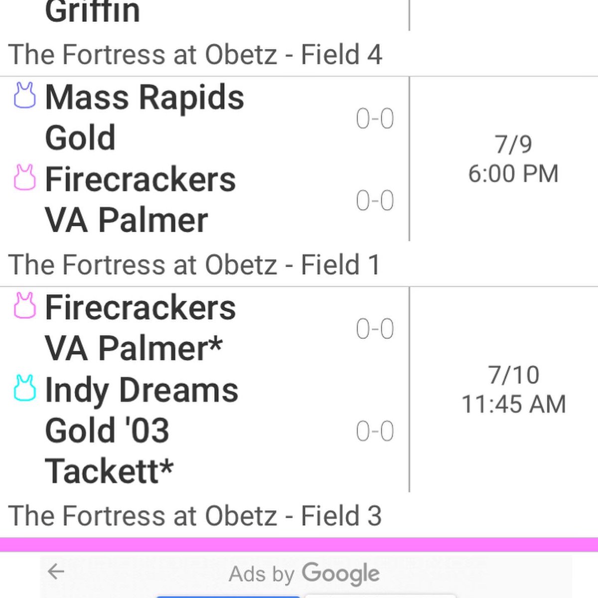 Firecrackers Virginia Pool schedule for the Ohio Stingrays Showcase Friday &amp; Saturday.  
Live on <a href="/gcsports/">GroupChat Sports</a>
#NCAAsoftball
<a href="/tonyrico/">Tony Rico</a> 
<a href="/FirecrackersVA/">FirecrackersFastpitchVA</a>
<a href="/SoftbalAmerica/">Softball America</a> 
<a href="/Firecrackersinc/">Firecracker Softball</a> 
<a href="/USASoftball/">USA Softball</a>