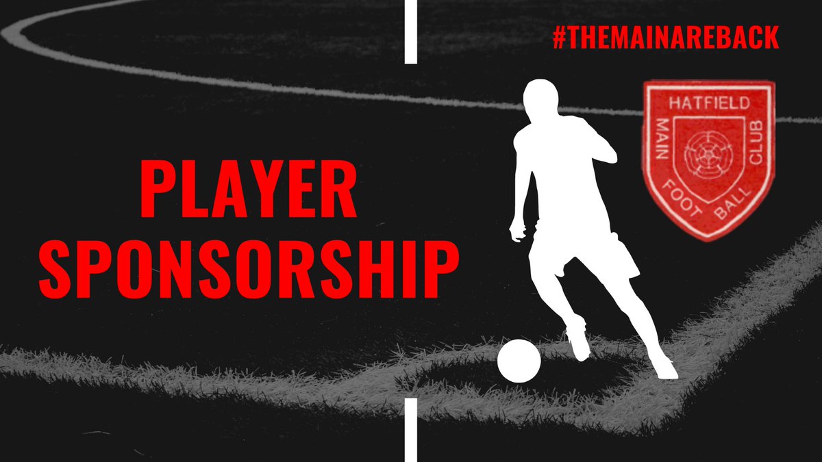 HatfieldMainFC's tweet photo. 👕 We are pleased to say that we have spaces left for player sponsorship! 

Priced at £50 there are THIRTEEN players left available to sponsor. If there are any companies out there in the @MyDoncaster area drop us an email: Hatfield.mainfc@gmail.com https://t.co/4fhECtyv9q