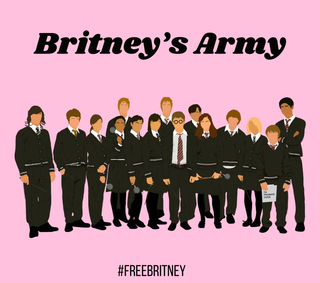 notedyourhonor's tweet photo. Don’t worry, Britney. We got your back. No matter what. 🕵🏼🧚♀️💛 #FreeBritney #EndTheConservatorship #BritneysArmy https://t.co/UnofmKyvRl