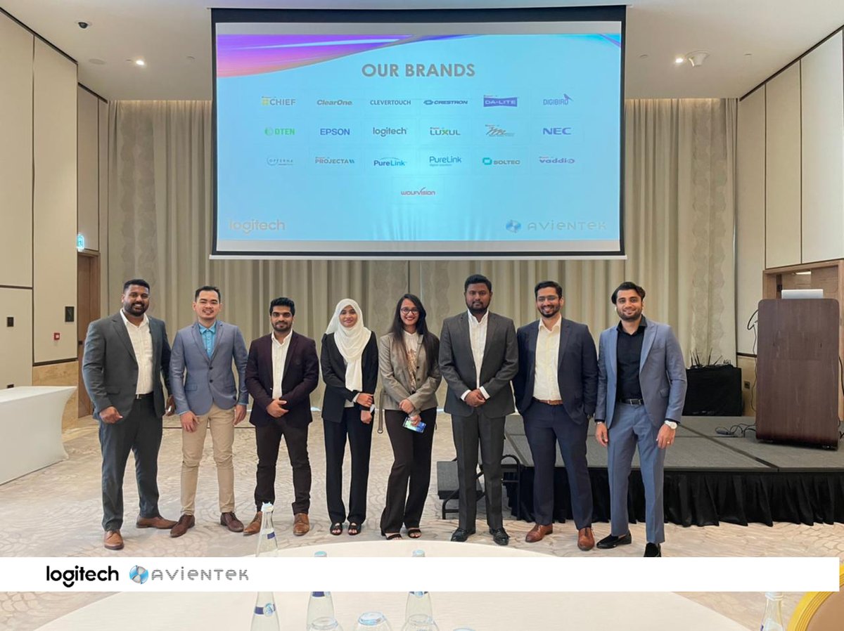 avientekglobal's tweet image. Avientek - Logitech Event
Workshop on
Your customers are buying VC, But are you Selling?
ACCELERATE YOUR SALE
at The St. Regis Dubai, The Palm

#Avientek #logitechvc #event2021 #Workshop #videoconferencing #videocollaboration #rallybar