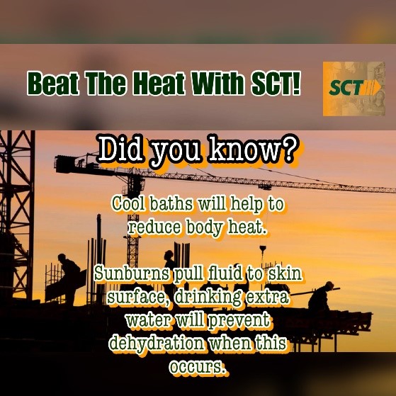 SafetyControls1's tweet image. Beat The Heat With SCT! Your guide to sunburns.