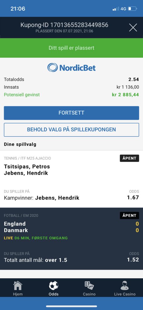 #kimmeguttcup @NordicBetNO