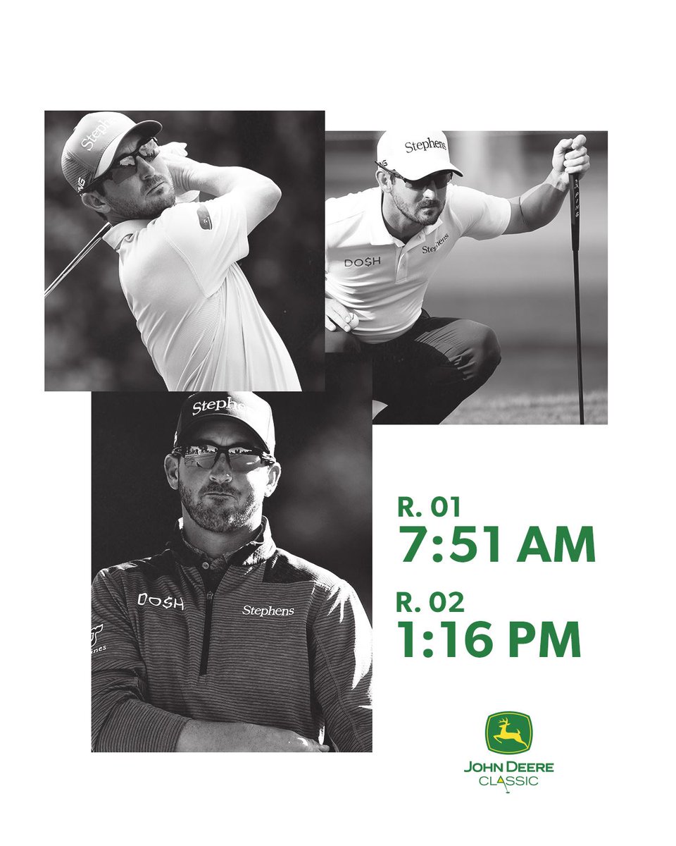 Andrew Landry (@andrewlgolf) on Twitter photo First time back at <a href="/JDCLASSIC/">John Deere Classic</a> in a couple years! Excited for the week
<a href="/stephens_inc/">Stephens Inc</a> <a href="/pingtour/">PING GOLF</a> <a href="/titleist/">Titleist</a> <a href="/doshapp/">Dosh</a> <a href="/vineyardvines/">vineyard vines</a> <a href="/leocybersec/">LEO Cyber Security</a> <a href="/SecretGolf/">Secret Golf</a> <a href="/KJUS_Company/">KJUS</a> First time back at <a href="/JDCLASSIC/">John Deere Classic</a> in a couple years! Excited for the week
<a href="/stephens_inc/">Stephens Inc</a> <a href="/pingtour/">PING GOLF</a> <a href="/titleist/">Titleist</a> <a href="/doshapp/">Dosh</a> <a href="/vineyardvines/">vineyard vines</a> <a href="/leocybersec/">LEO Cyber Security</a> <a href="/SecretGolf/">Secret Golf</a> <a href="/KJUS_Company/">KJUS</a>
