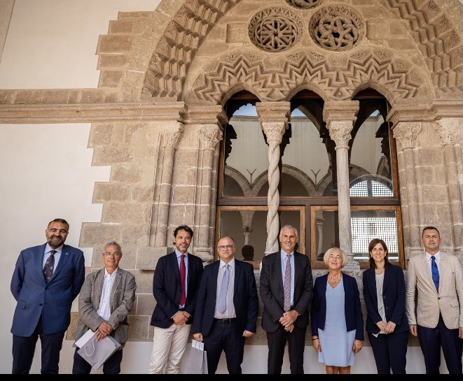 GiorgioMannina's tweet photo. It has been a great pleasure today to@welcome the chancellor of the University College of Tourism and Ecology (Poland) trying g#to find new collaboration pathways among our Institutions @erasmus #internazionalization #unipa https://t.co/Uhuc5atwQY
