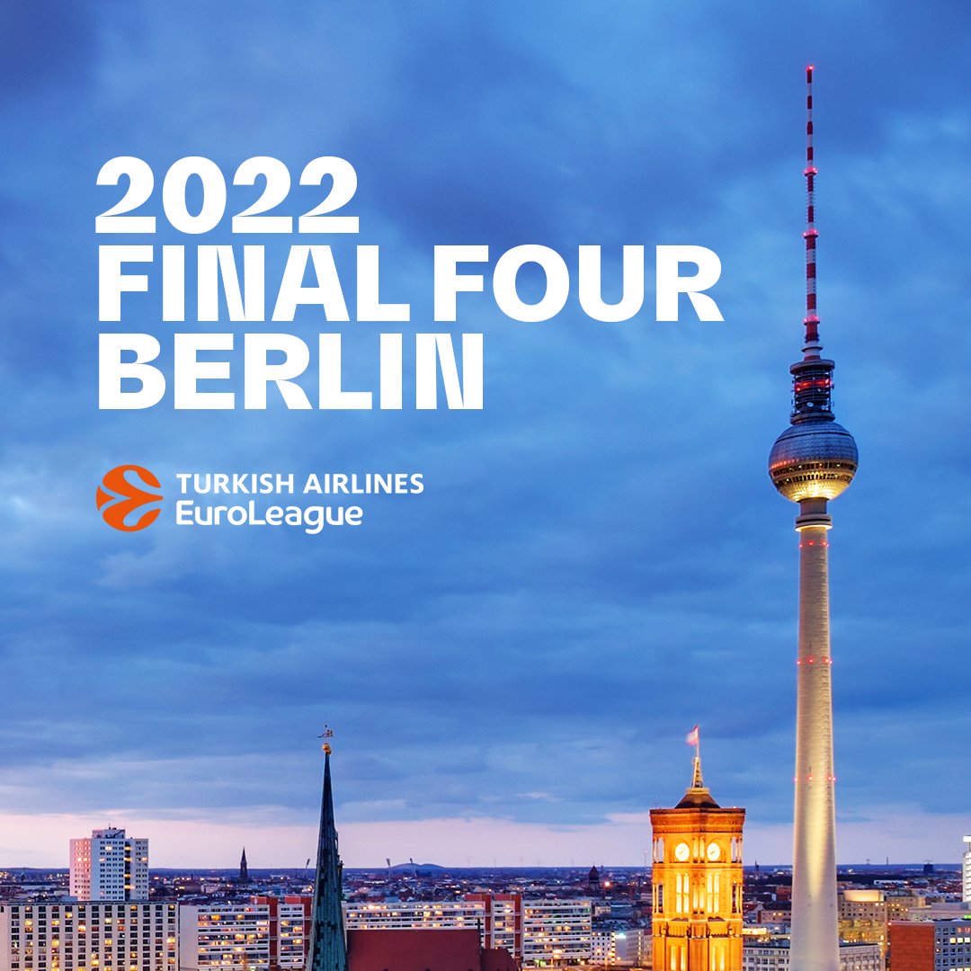 EuroLeague, le Final Four 2022 si terranno a Berlino