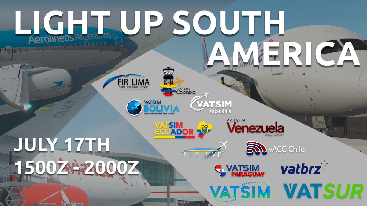 El Sabado 17 de Julio Toda Sud America se une para participar del evento "LIGHT UP SOUTH AMERICA"!

Saturday 17th of July, all of South America comes together to participate in the event "LIGHT UP SOUTH AMERICA"!

So don’t forget to mark your calendars for July 17th!