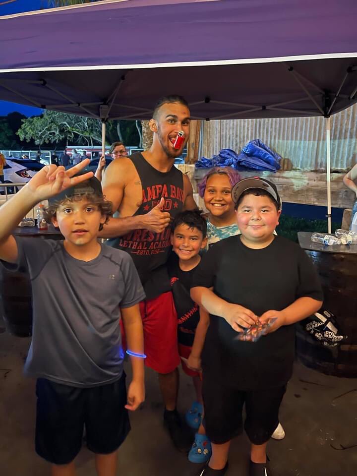 tysonmalrick's tweet photo. Shoutout to all my Asthmaniacs last Friday at @brawlusa and @Leadfootcity Rev, White and Brew fest!
#puffdaddy #wheezyt #itainteasybeingwheezy https://t.co/FtyfKjhiSe