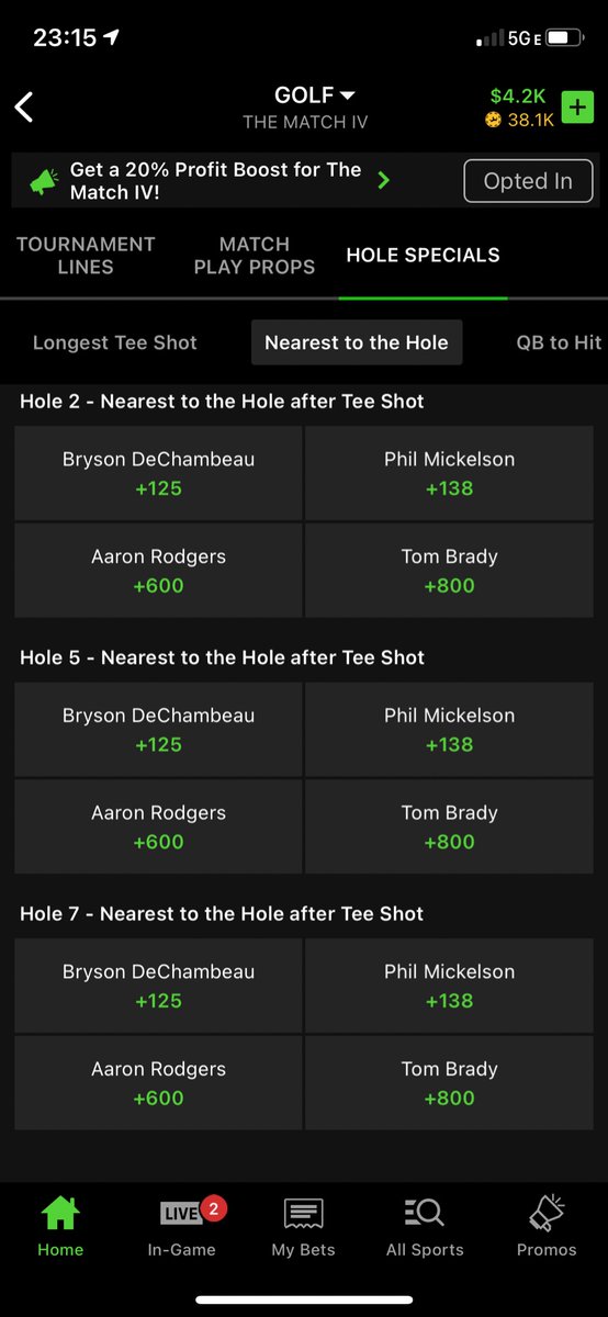 makethemflash's tweet photo. @DKSportsbook @ClassActionLaw  only reason I placed the wager was because  bet was only between Phil and Bryson. Both missed the green hole 2 so it should be a voided bet. Rodgers/Brady weren’t even part of the wager offered. Share if you/someone you know is dealing w this https://t.co/Ftjw51w1by