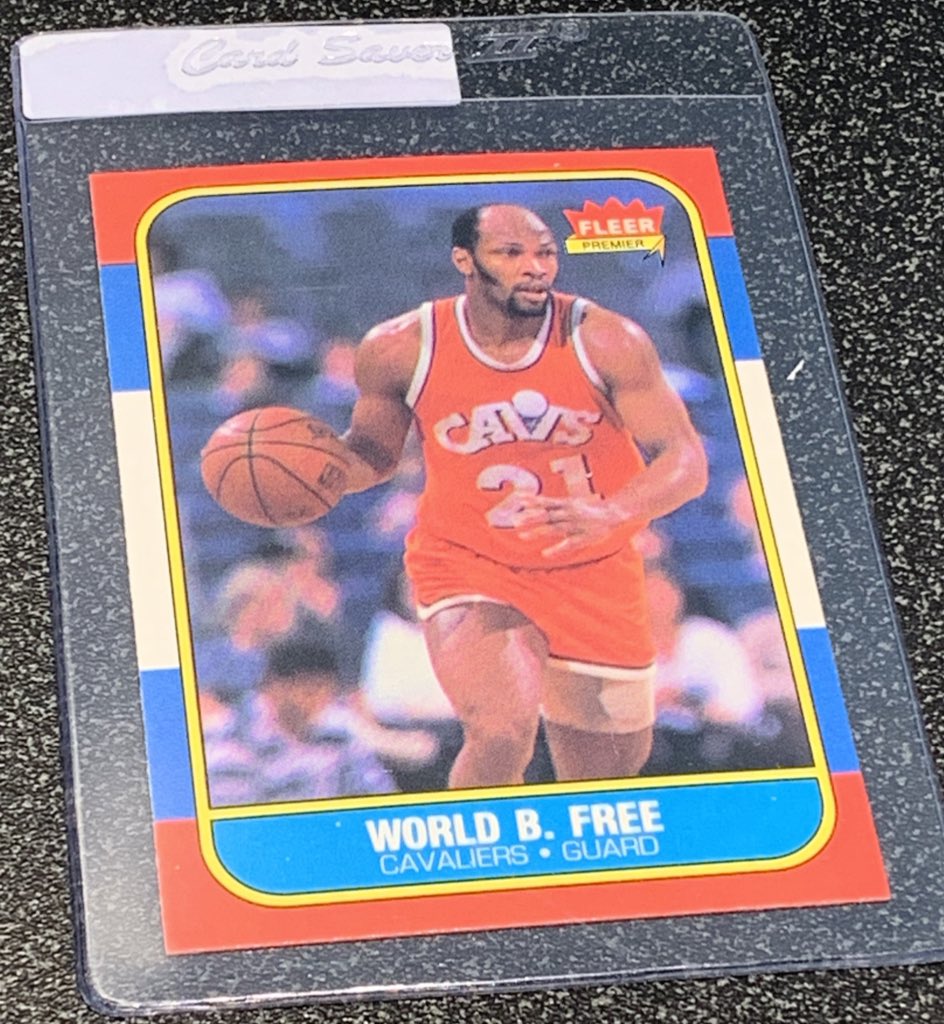 DougPlagens's tweet photo. ‘86 Fleer addition… #WorldBFree #86Fleer #BasketballCards https://t.co/6y7MIvkToH