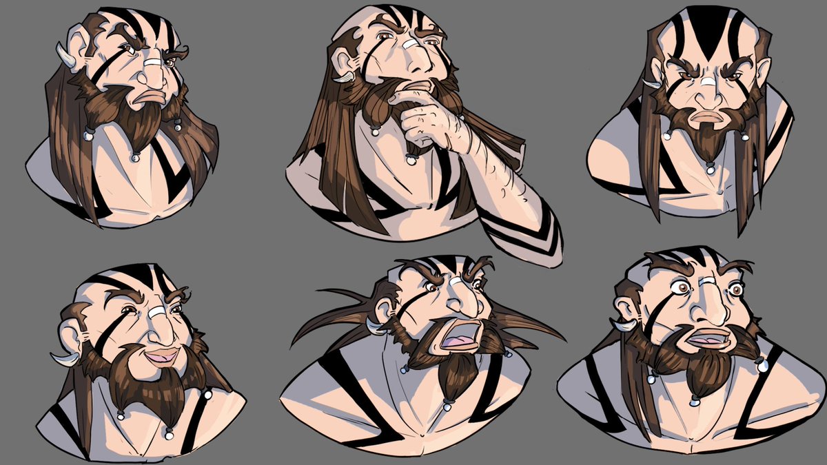 Take a look at the work of our talented graphic designer <a href="/marie_uzan/">Mahi</a>.
Representing one of the protagonists of our next game, Darkhim🗡️
Terebron is coming...