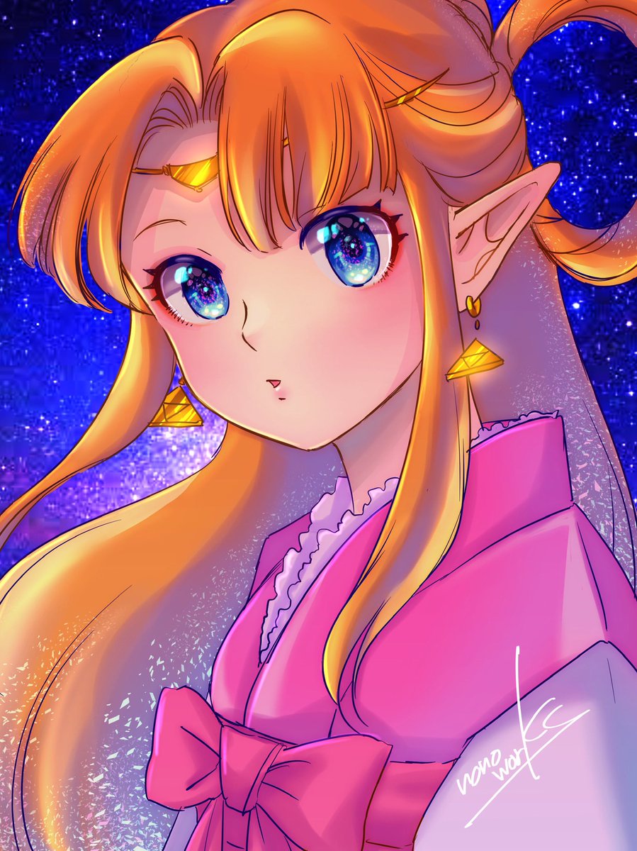 ゼルダ「#七夕 
#Zelda 
織姫ゼルダ 」|🐥nonoのイラスト