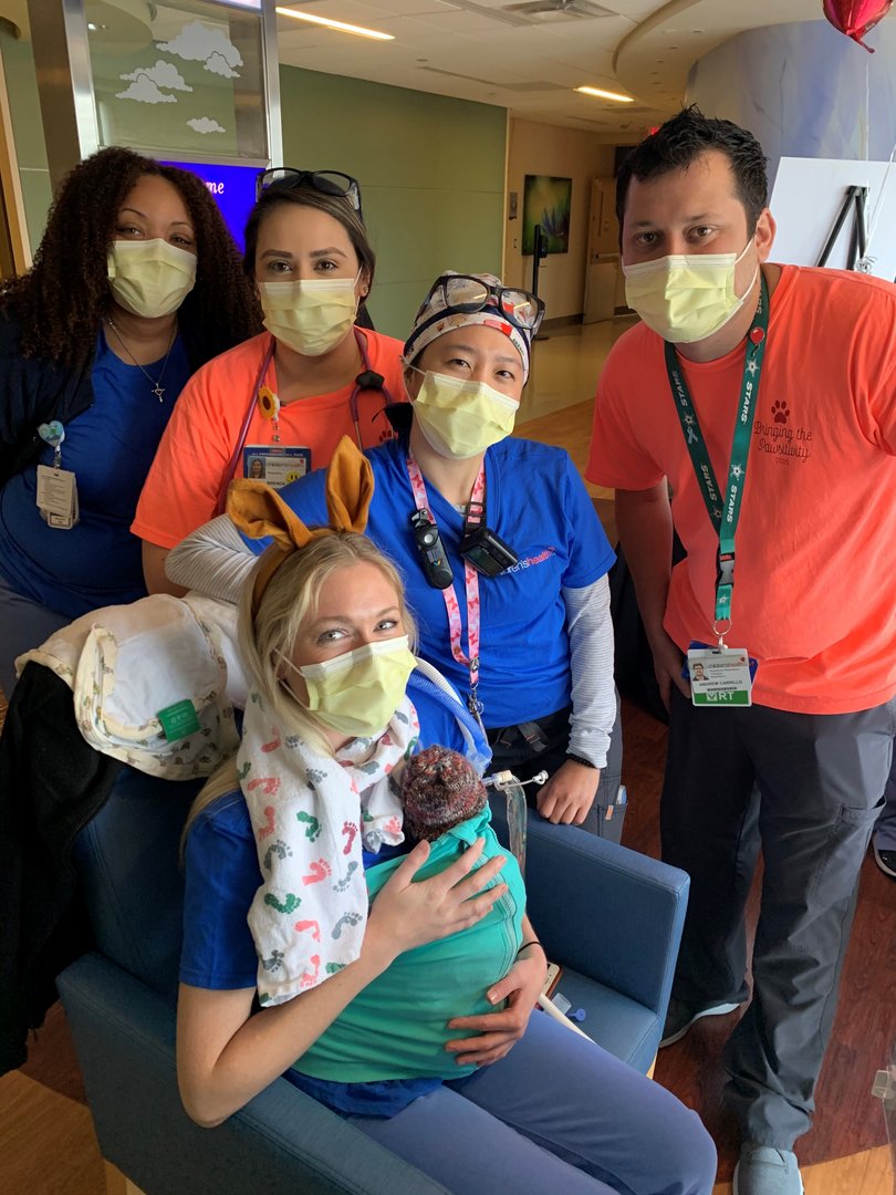 Our #LevelIVNICU team loves teaching the importance of #KangarooCare to our patient families. This method is safe and beneficial, even if your baby is connected to machines. Kangaroo Care is a precious way to be close to your baby. Learn more: bit.ly/3A09QI