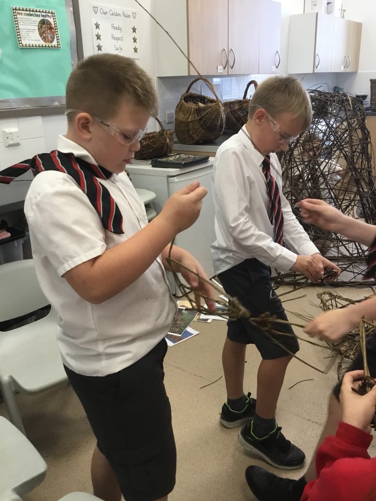 Year 4 had a great time, weaving willow with <a href="/willowjue/">Juliette Hamilton</a>! Photos of the fearsome final product to follow...