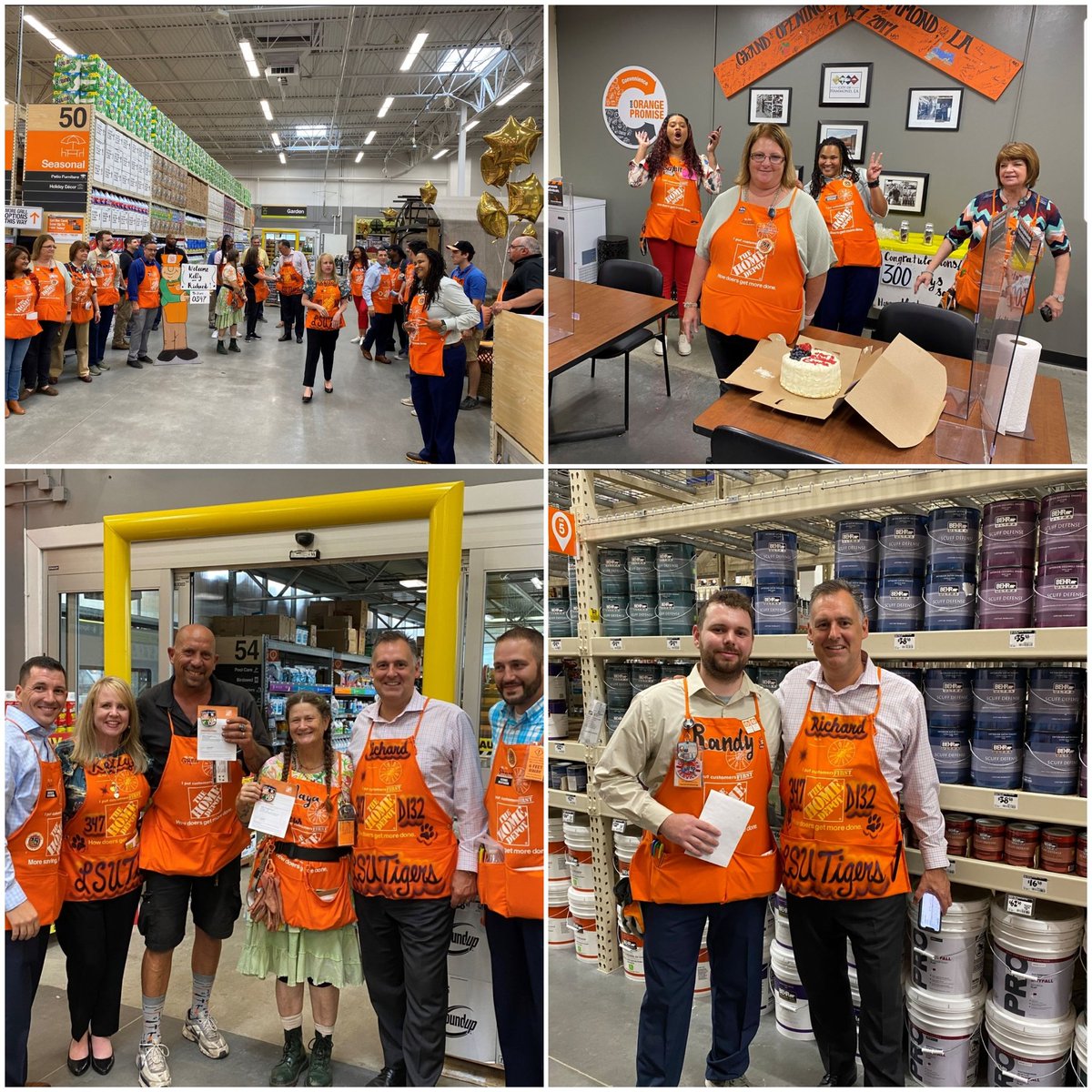 More recognition from <a href="/kelly_mayhall/">Kelly Mayhall</a> and Richards walk here at 0347 <a href="/HammondD132/">Home Depot 347</a> <a href="/ChrisDurand_HD/">Chris Durand</a> #MightyMidsouth. Super thankful to have these amazing leaders spend so much time with our people and incredibly proud of this entire team!