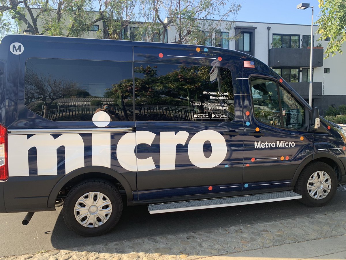 I tried <a href="/metrolosangeles/">Metro Los Angeles</a> new Micro service this morning. Scheduled a pick up in Eagle Rock and was dropped at the Highland Park station. It was seamless, vehicle was clean, and driver was nice! Won’t need to drive to the station anymore on my commute! api.metro-micro.net/invite/32qhb8bx