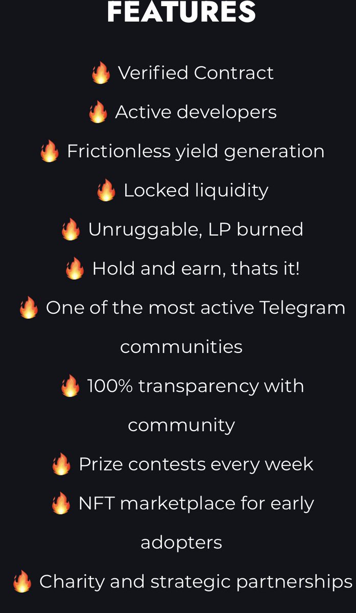 🟡 #Dogefather 🟡 Features:

🌐dogefather.space🌐

#bnb #crypto #BinanceSmartChain #technology #worldwide #altcoin #bull #news