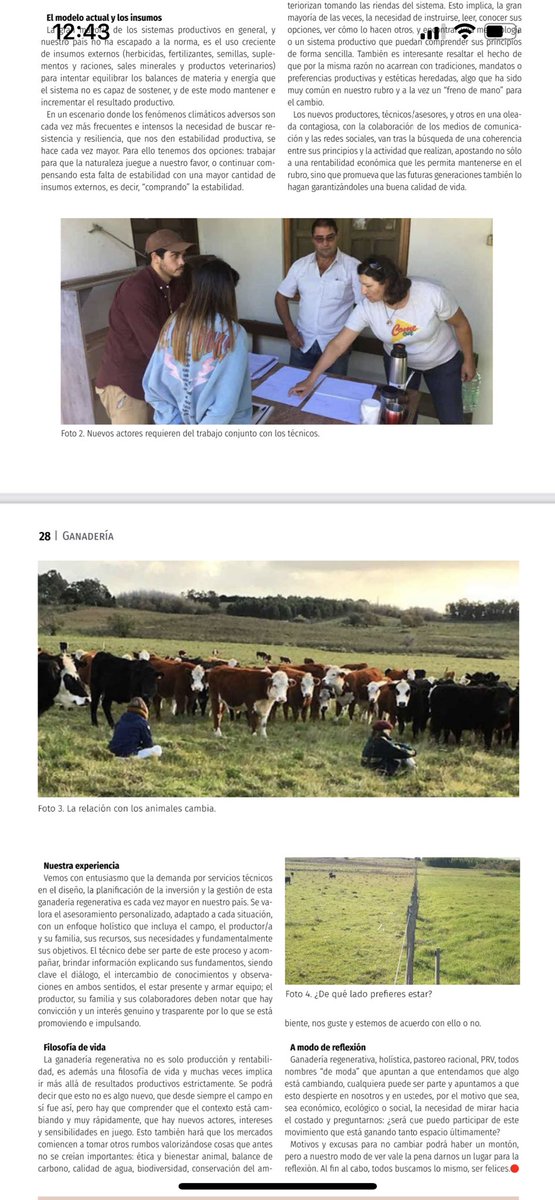 terkouruguay's tweet photo. Se viene la ganadería pastoril regenerativa. Interesante articulo en Revista @PlanAgro con autoría @ecarriuy @josegarese 👏👏👏 https://t.co/Rh9WQ126EA