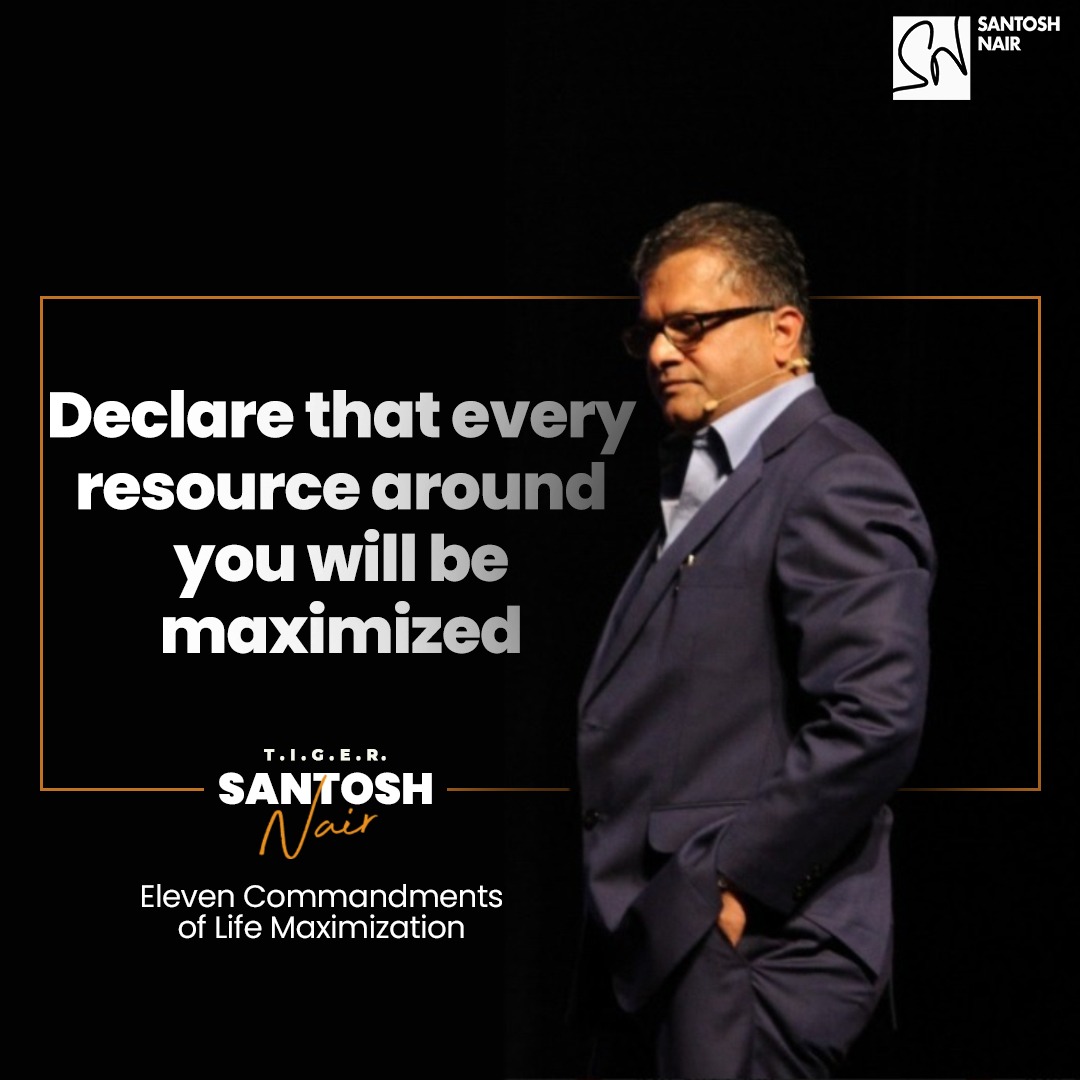 IamSantoshNair's tweet image. When you evaluate and look at life through a maximised lens, you are opening yourself up to numerous possibilities and abundant growth! This will help you explore the unexplored inner self of all humans around you! #ElevenCommandments #LifeMaximization