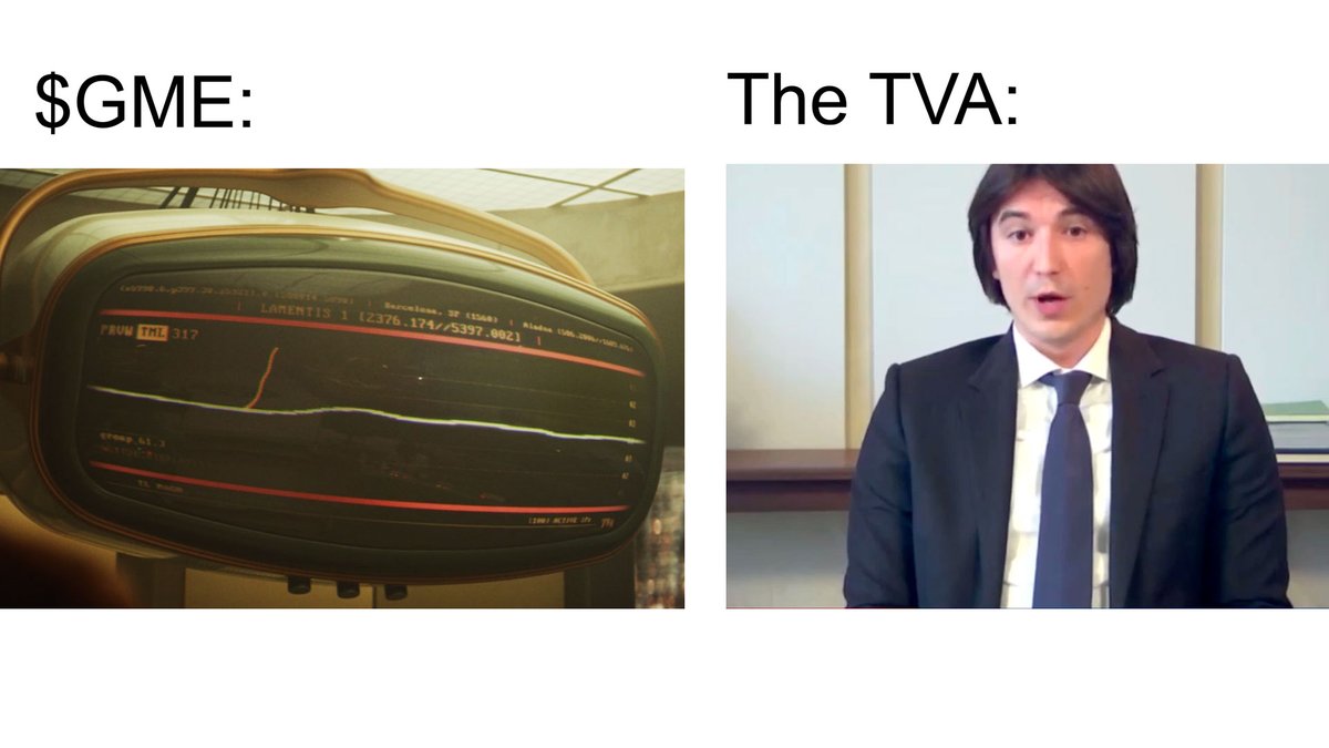 DCVII's tweet image. The #TVA  knew about $GME