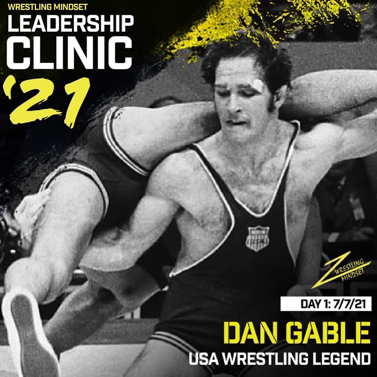 Coming up very soon! The legend #DanGable @dangablewrestlingmuseum sign up now!!! wrestlingmindset.coachesclinic.com/attendee/sched…