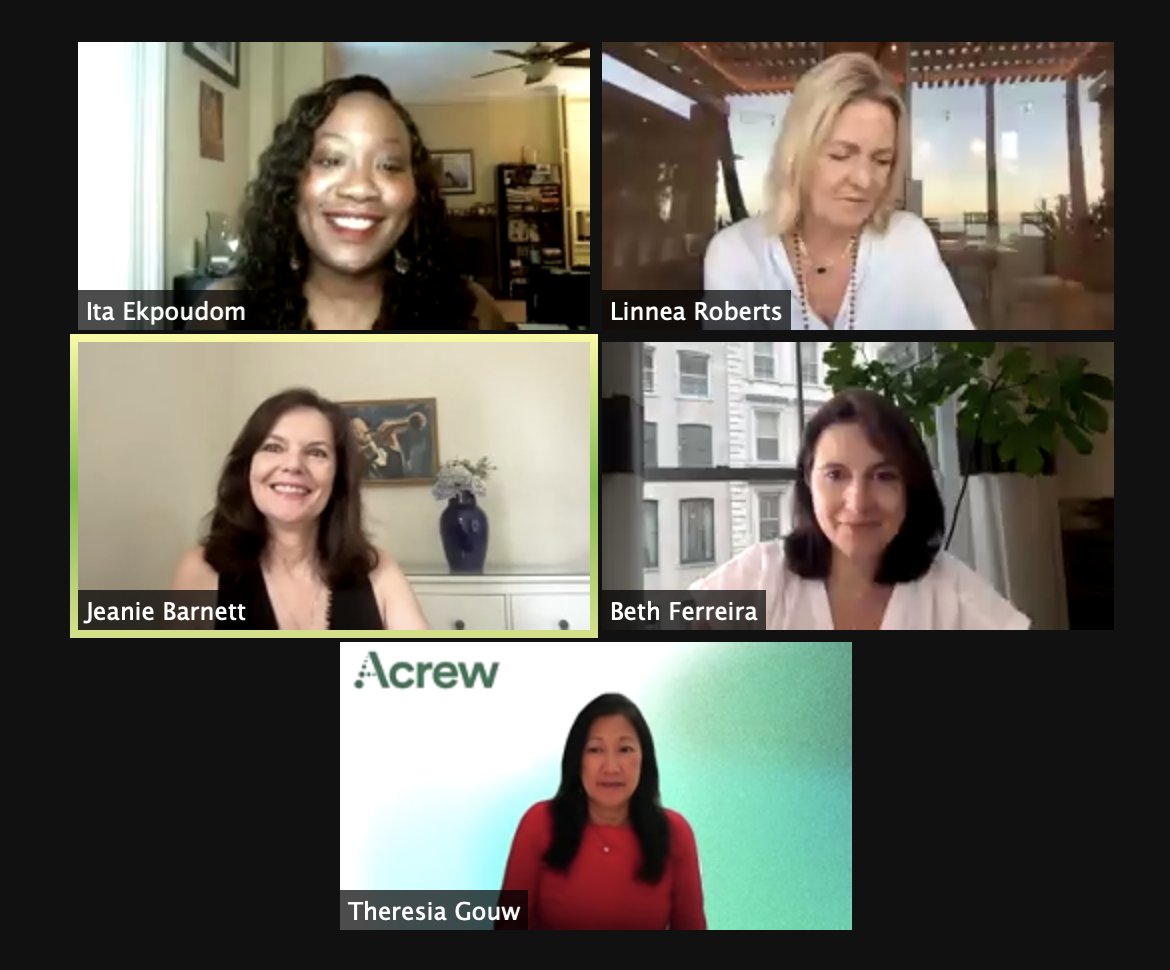 Women Investing in Women: The Ecosystem in Action with @tgr, @AcrewCapital, @bethferreira, Linnea Roberts.
Thank you @03Tigress and @GingerBreadCap for the inspiring chat about #WomeninVC and #diversity in the startup ecosystem!🚀